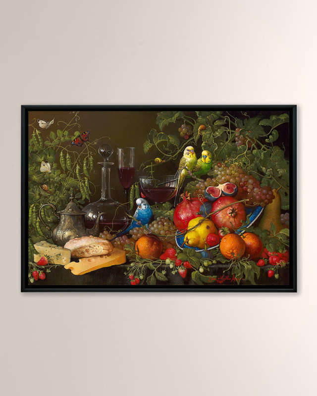 "Strawberry Season" Limited Edition Giclee Canvas Wall Art